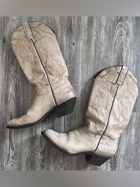 Kenny Rogers Signature Leather Cowboy Boots